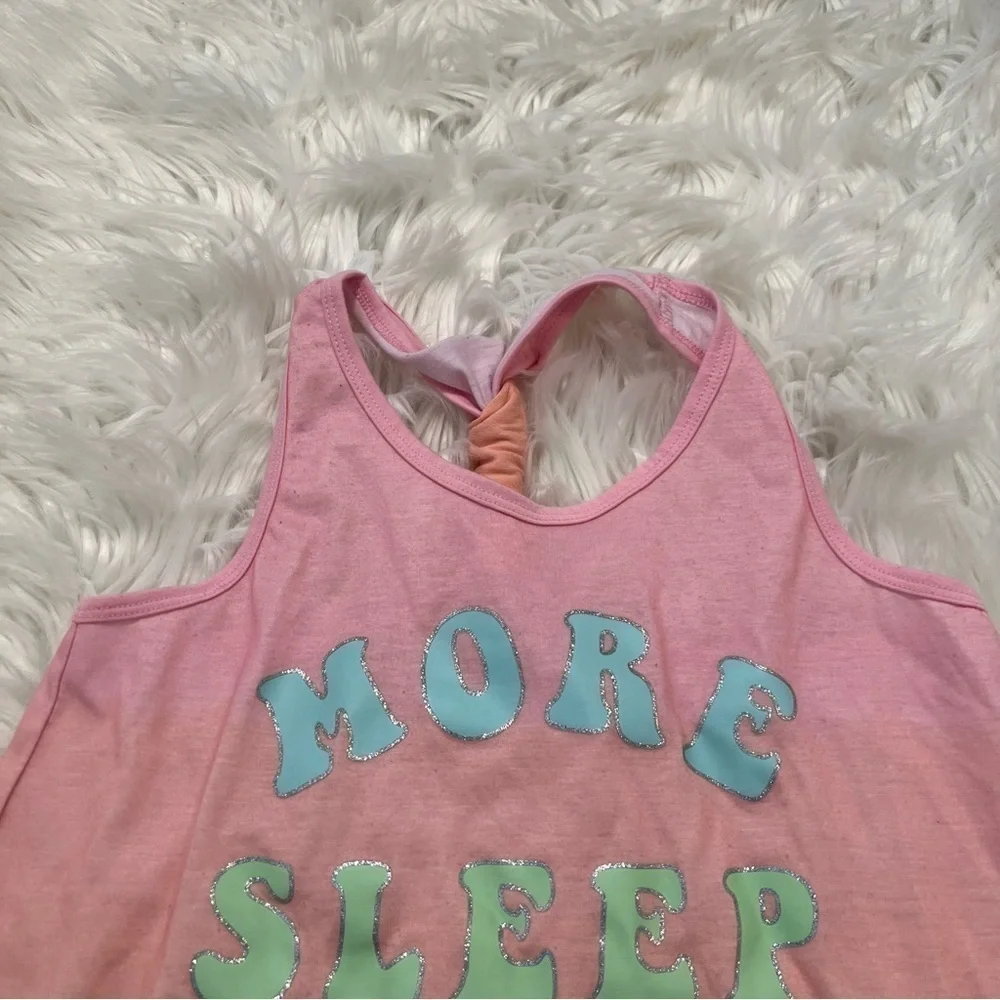 Justice Sleep Tank Top More Sleep Please